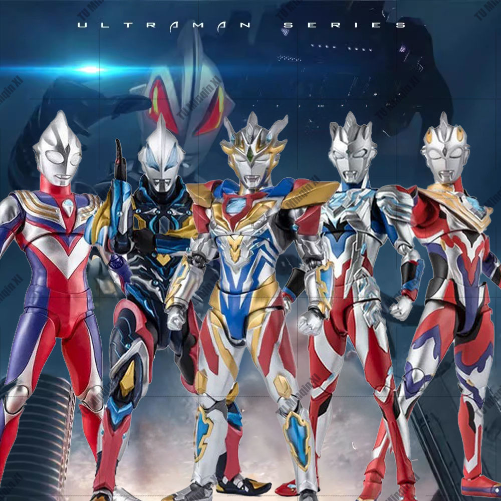 Ultraman Gets Galaxy Action Figures Ultraman Trigger Rising Ultraman Z Ultraman Blazar Guts Spark Ci