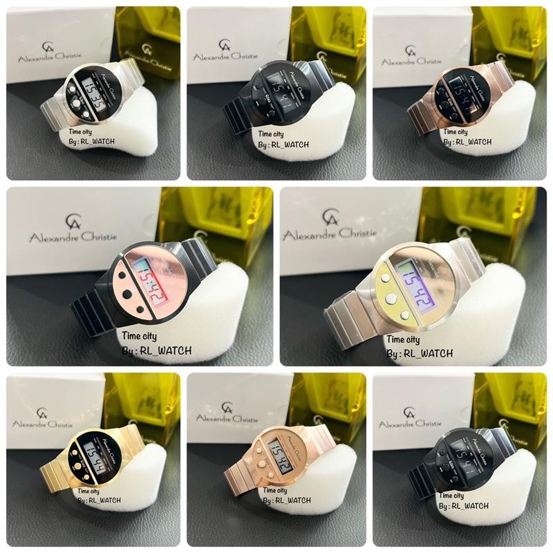 Jam Wanita Alexandre Christie AC9500 Digital Rantai