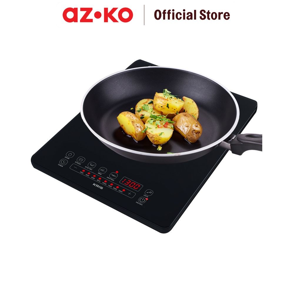 AZKO Kris Kompor Listrik Infrared 1 Tungku 200-1300 watt - Hitam Electric Stove Kompor Elektrik 1 Tu