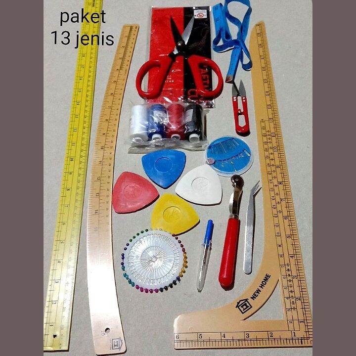 

penggaris . pola jahit / paket berisi 13 jenis / Alat jahit / kebutuhan menjahit / toko perlengkapan menjahit / alat mesin jahit / suku cadang mesin jahit / peralatan mesin jahit / aksesoris jahit / menjahit / perlengkapan jahit lengkap