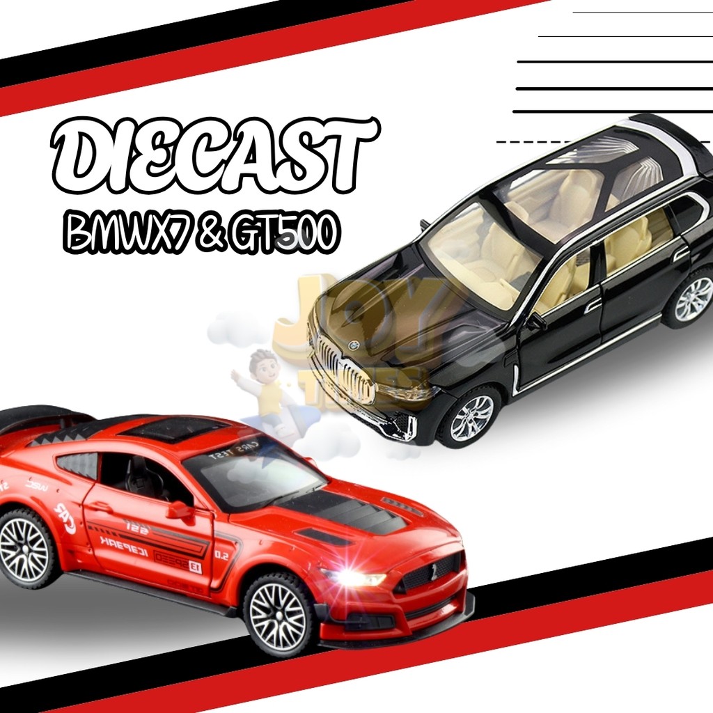 Diecast Mobil 1:32 BMW X7 Diecast Alloy Mainan Diecast Mainan Anak Laki Laki