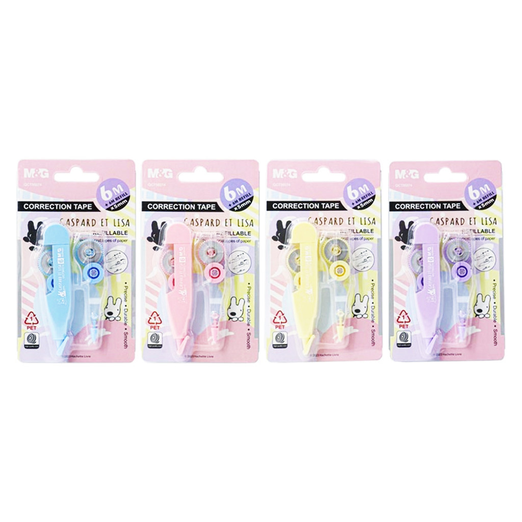 

Correction Tape Tipe-Ex Roll Kecil M&G QCT56074 Free Refill 5mmx6m Gaspard Et Lisa