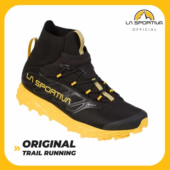 La Sportiva Blizzard GTX Black/Yellow - Sepatu Trail Running