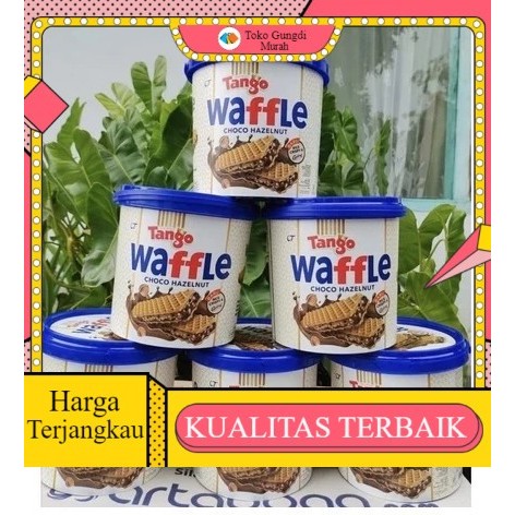 

( Kaleng ) Wafer Tango Jar Rasa Chocolate Vanilla / Tango Waffle Choco Hazelnut 240gr