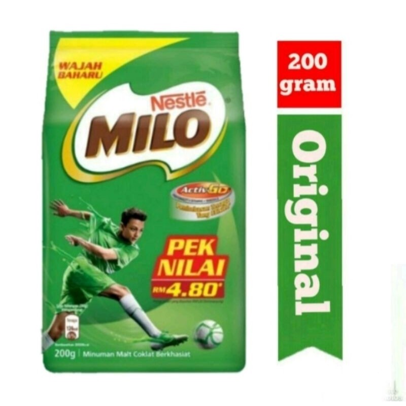 Milo 200gr malaysia