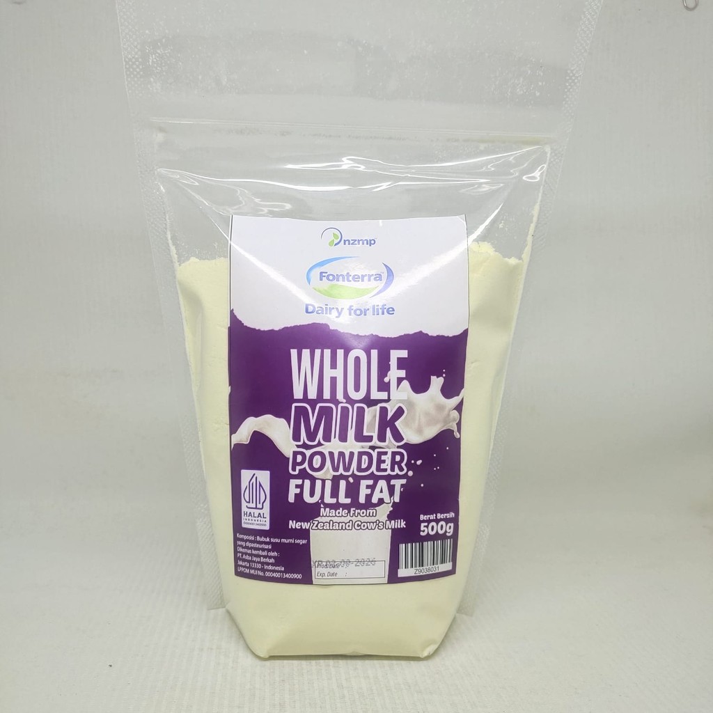 

FONTERRA FULL CREAM MILK POWDER 500GR