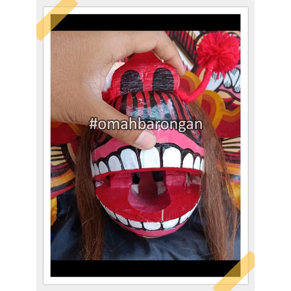 Barongan Anak Spons Jumbo Devil Naga Pedang Kucingan Kayu Premium