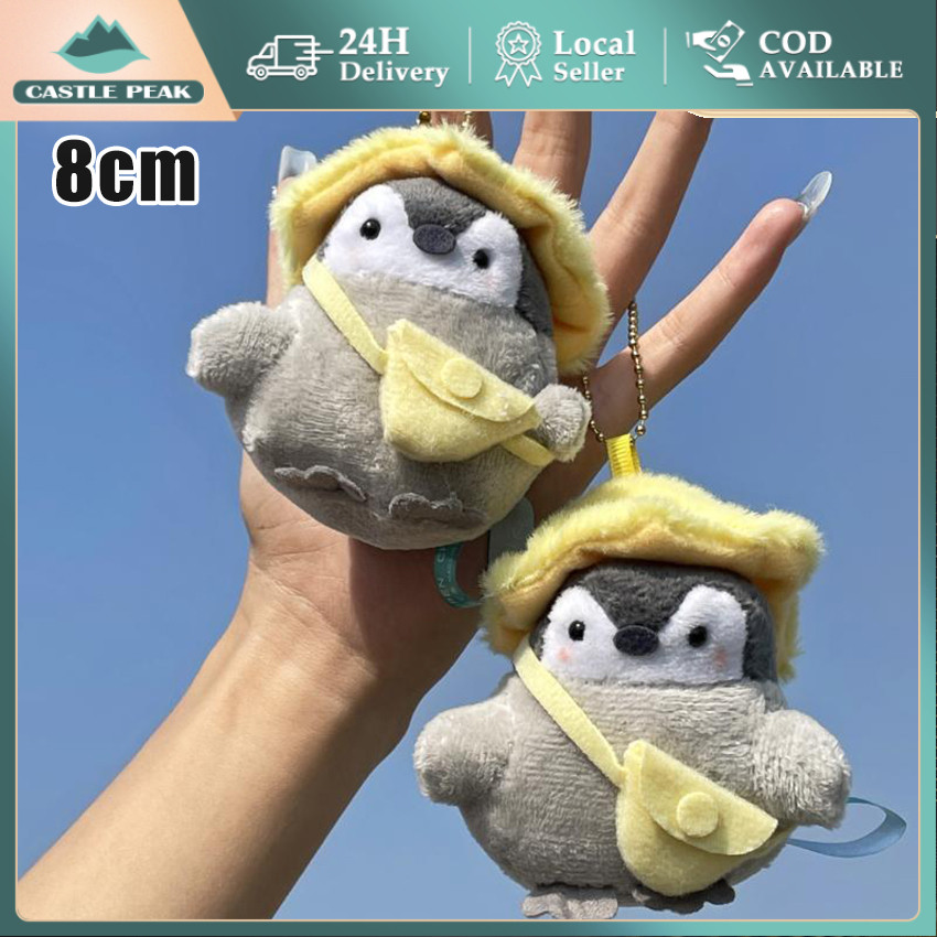 Boneka Pinguin Loli Jepang 12cm - Gantungan Kunci Bulu Halus Anti Rontok, Cocok untuk Tas Sekolah/Ko
