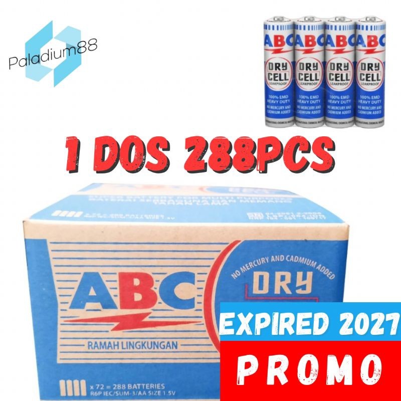 Baterai ABC AA A2 1 Karton 288 Pcs