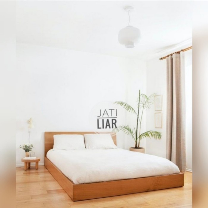 GFJ Dipan kayu custom order ukuran kasur 180x200 kayu jati asli