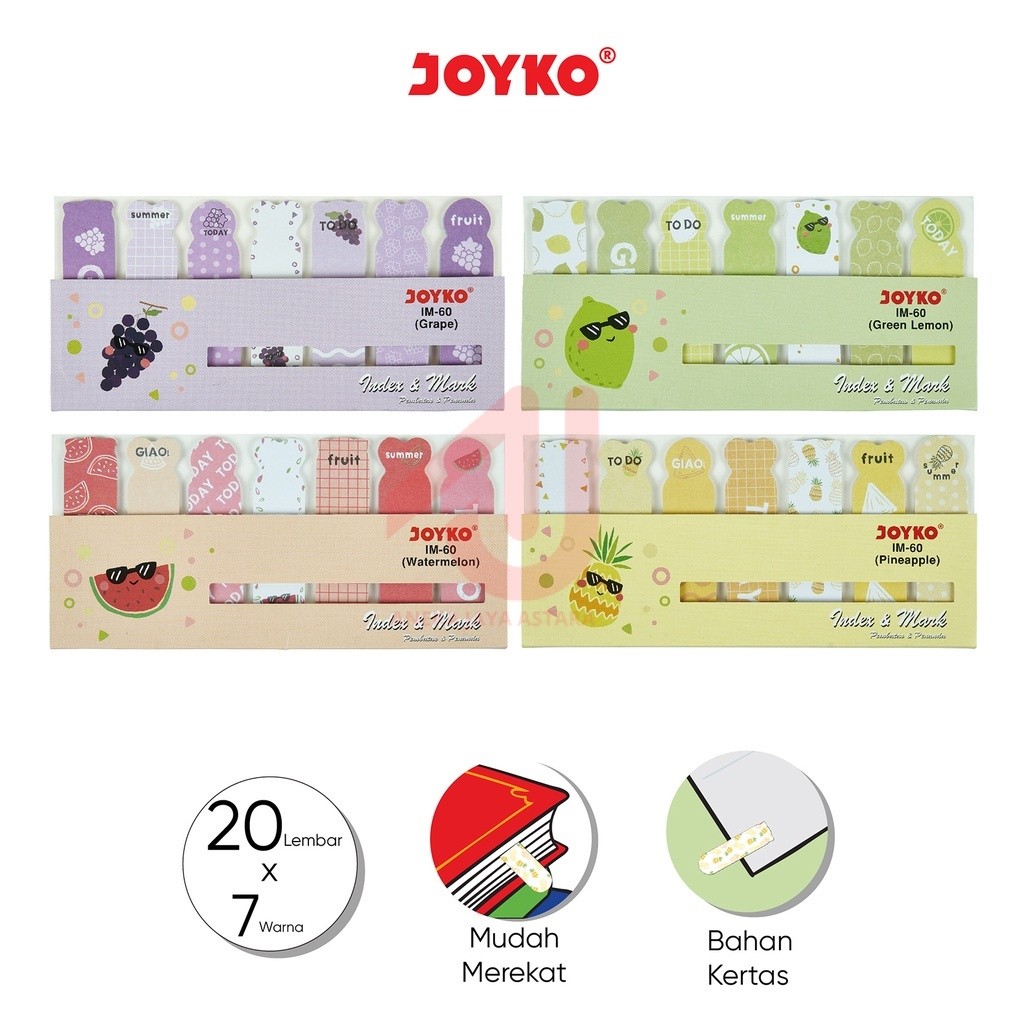 

Index Mark Penanda Pembatas Joyko IM-60 Kertas