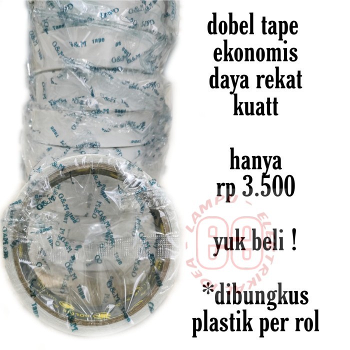

dobeltape ekonomis | double tape | dobel tape murah Bagus Berkwalitas