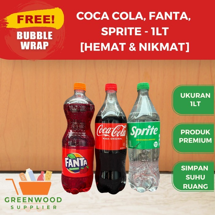 

[KARTON] Coca Cola / Fanta / Sprite - 1LT