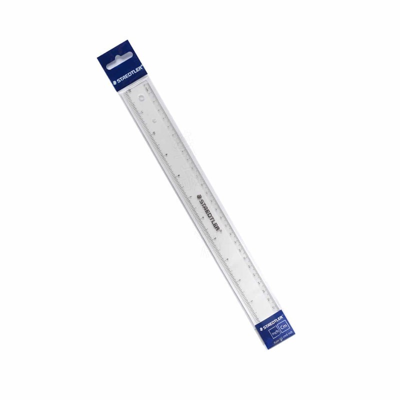 

RULER CLEAR 30CM STAEDLER 111A562/PENGGARIS 30CM 621230008
