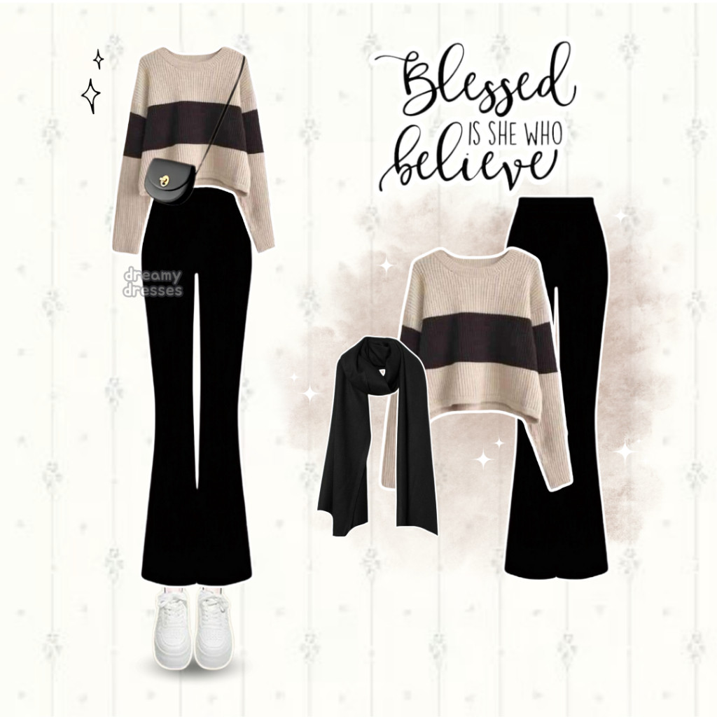 Ramadhan Setelan Wanita 3in1 Korean Style Outfit OOTD Hijab One Set Outfit Stylish Kekinian Simple -