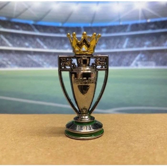 "V.NLN" -  PROMO Figure Miniatur Piala Trofi Liga Inggris-Liga Champions-Piala Dunia - EPL 4cm