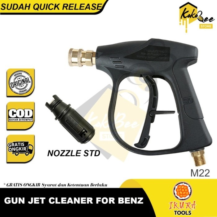 Gun jet cleaner quick release for benz jet cleaner gun stick tembakan - GUN QR M22 miyokaid