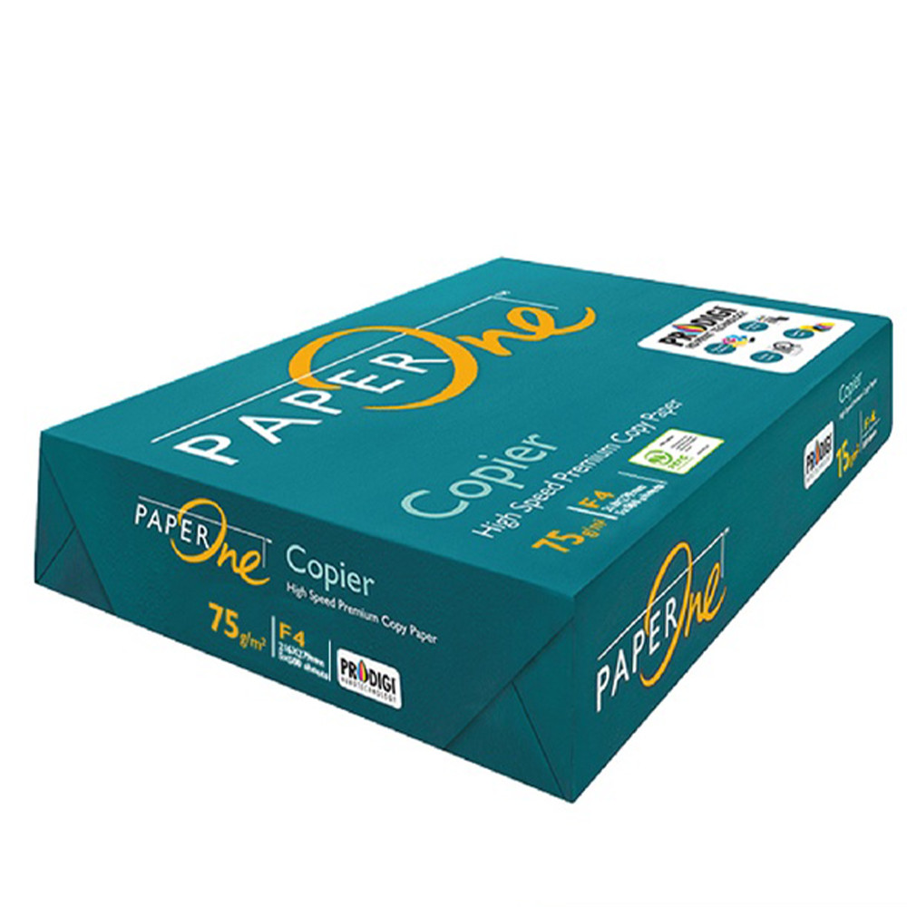 

PAPER ONE - Kertas Fotokopi Putih F4 - 75Gr - Rim