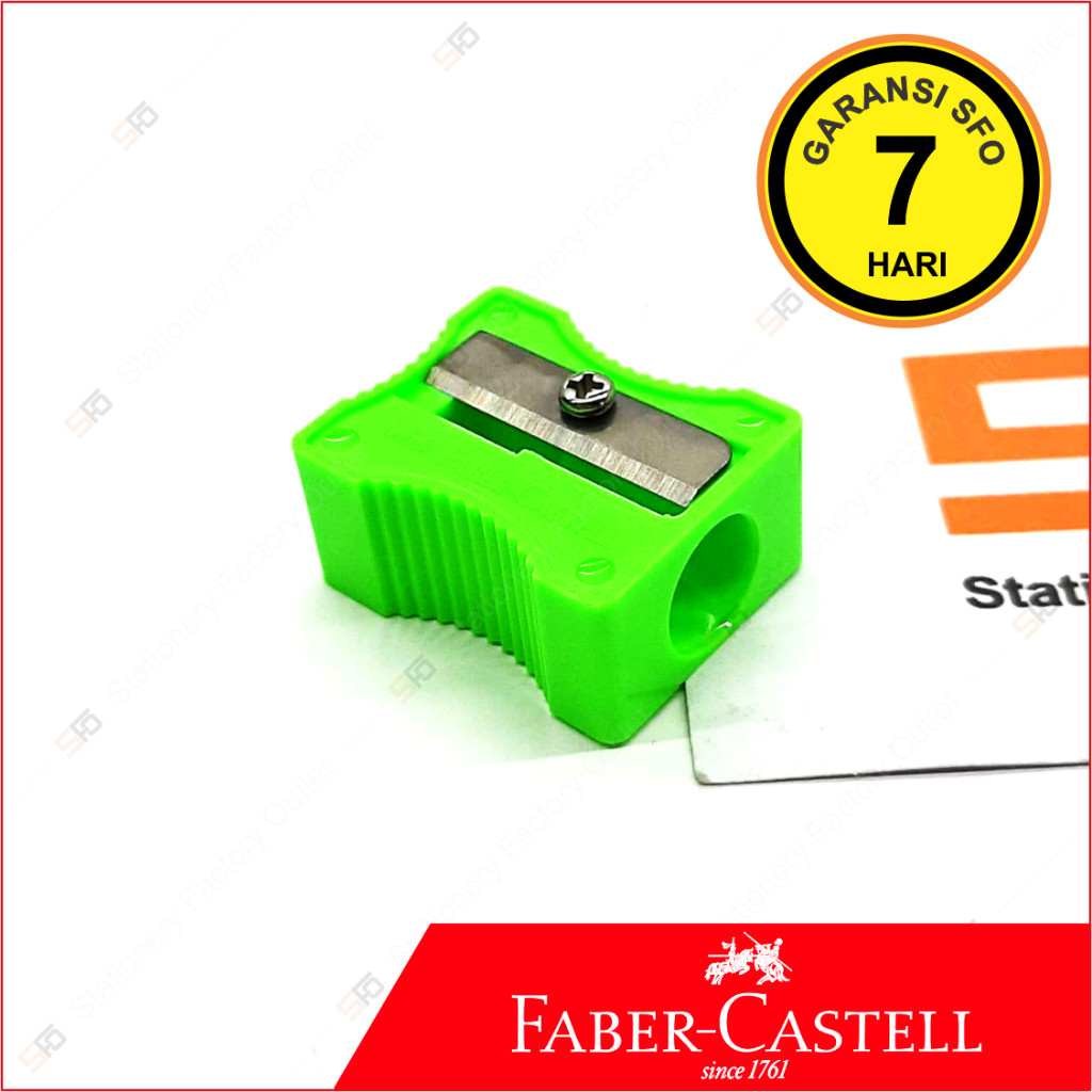 

Alat Tulis Murah Rautan Segitiga Faber Castell - Triangular Sharpener - SFO Semarang Official