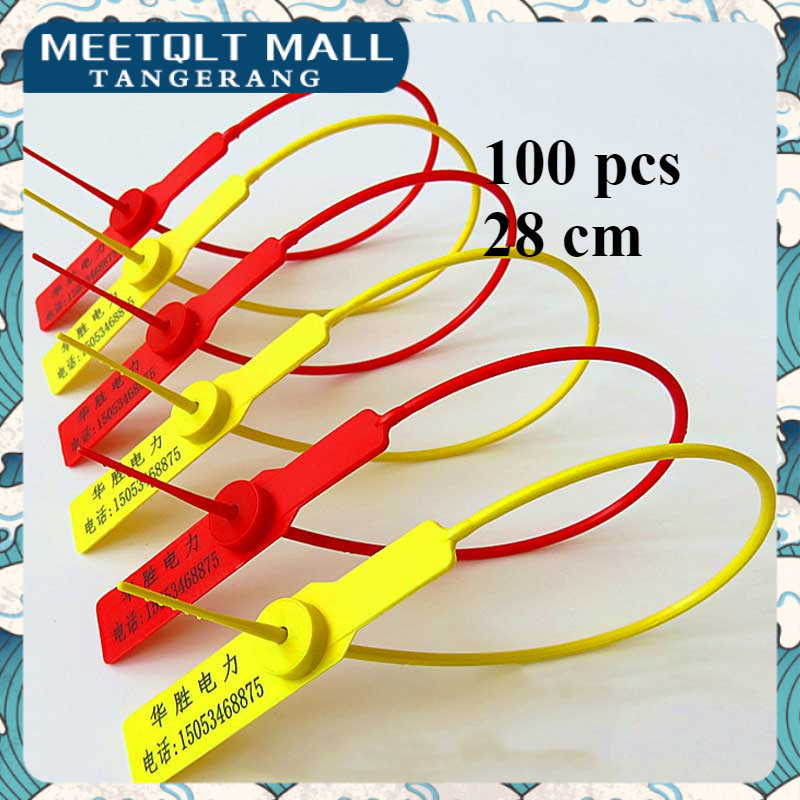 

28cm Segel Plastik Sekuriti Segel Mobil box Segel Container Segel Tangki Security Seal