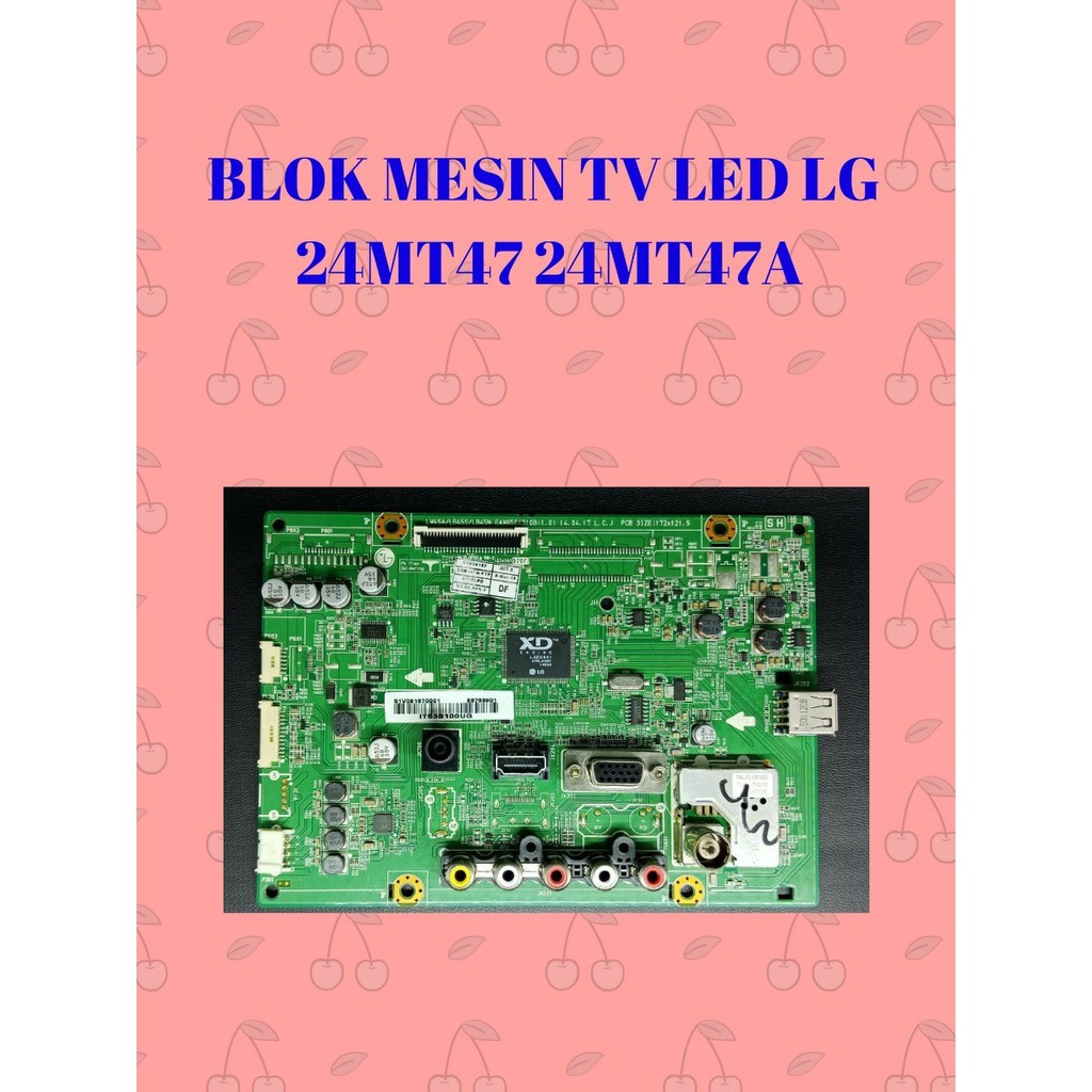 BLOK MESIN TV LED 24 INCH LG SERI 24MT47 / 24MT47A