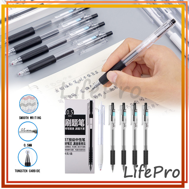 

Pena Gel Simple Pen White black Mekanik 0.5mm Aesthetic Pen / Pulpen Polos Mechanical Stationary / Alat Tulis Sekolah Kantor / Pena Mekanik Cetekan