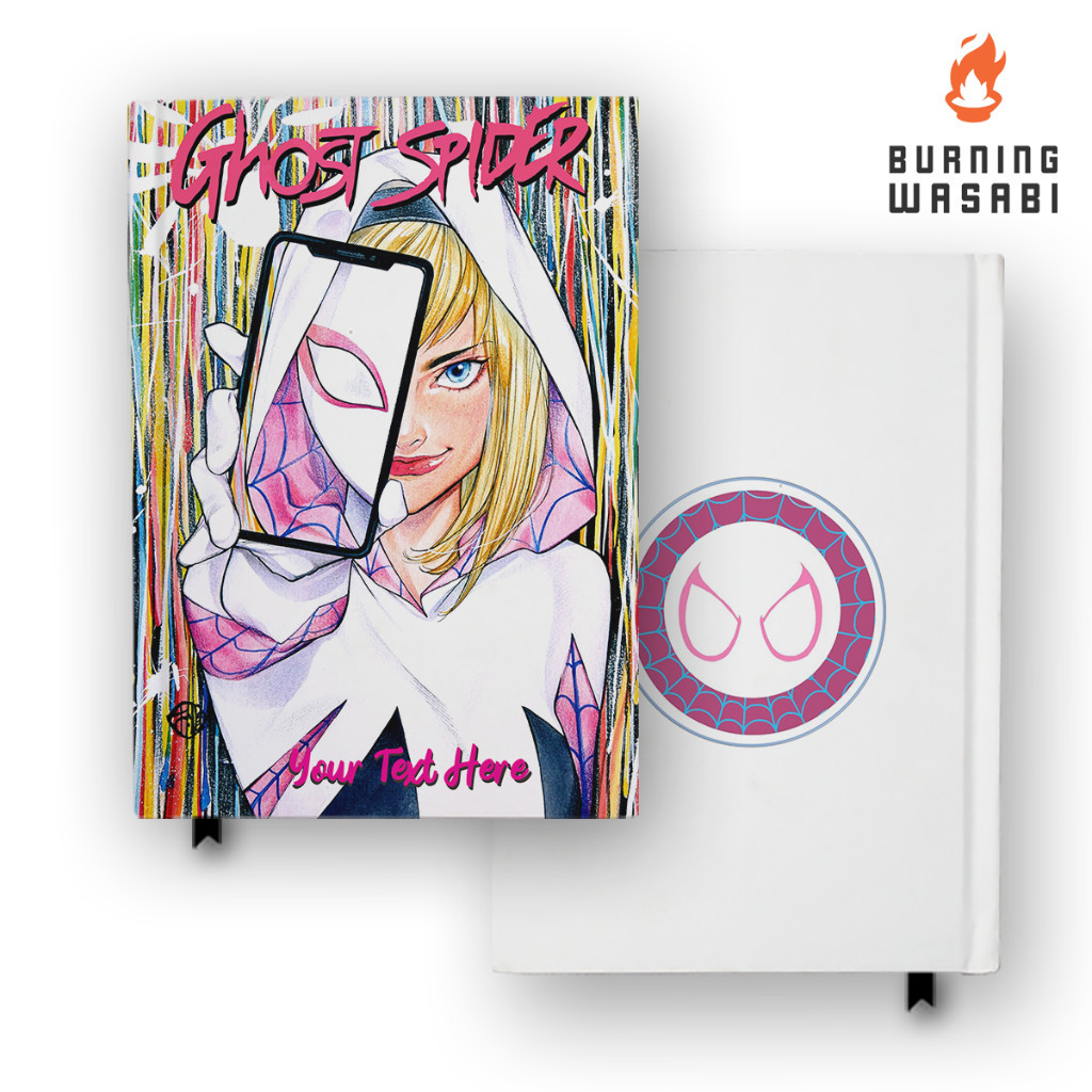 

[PROMO DISKON 50%] Buku Catatan Notebook Spiderman Ghost Spider 2 Gwen Stacey Custom Jurnal Agenda Diary Hardcover Aesthetic A6 A5 [PALING MURAH BISA COD]