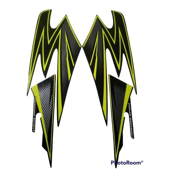 STRIPING RX KING VARIASI 2003 HITAM LIS HIJAU, striping rx king variasi tahun 2003 terbaik