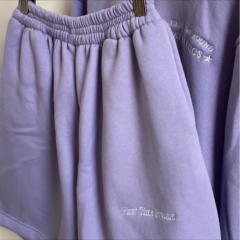 First Time Round - Classic Sweatshorts - Lilac