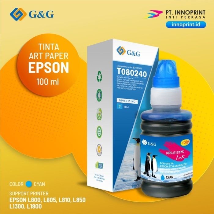 

PROMO!! -Tinta Artpaper G&G By INNOPRINT CMYK LC LM - Biru