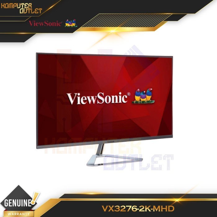 VIEWSONIC LED VX3276-2K-MHD - 32" IPS FRAMELESS BEZEL MONITOR