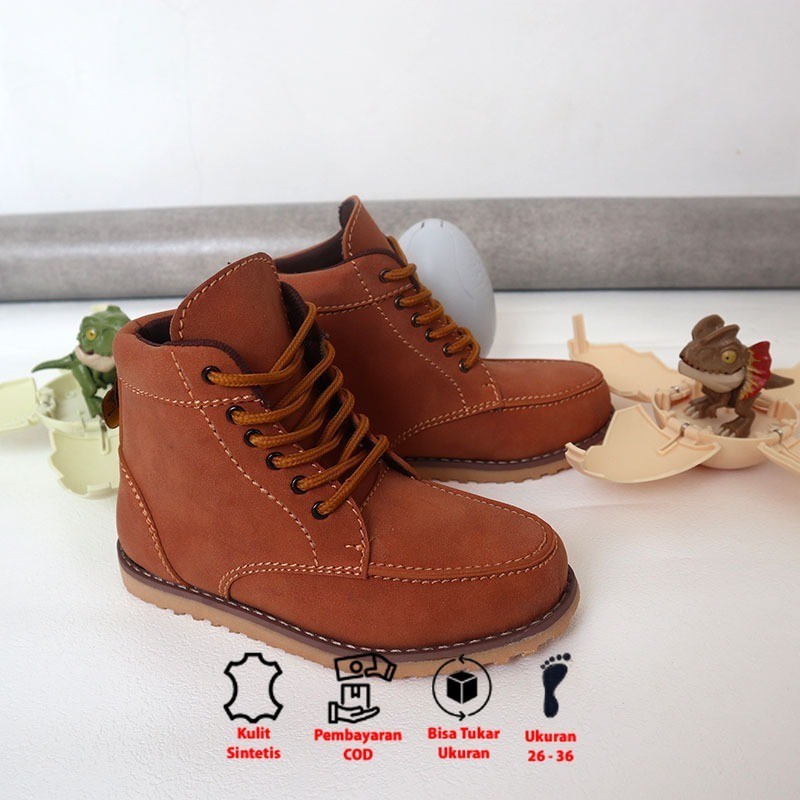 SEPATU BOOT AIR ANAK  Sepatu Boots Anak Tinggi Terbaru - Sepatu Clasik Anak Perempuan dan Laki-Laki 