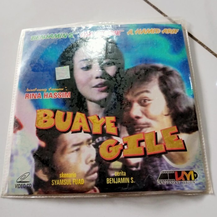 Original VCD Benyamin S Buaye Gile Film Jadul Benjamin