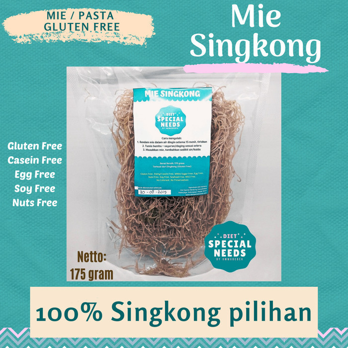 

Mie Singkong / Cassava Noodle - Gluten Free, No MSG, Egg Free