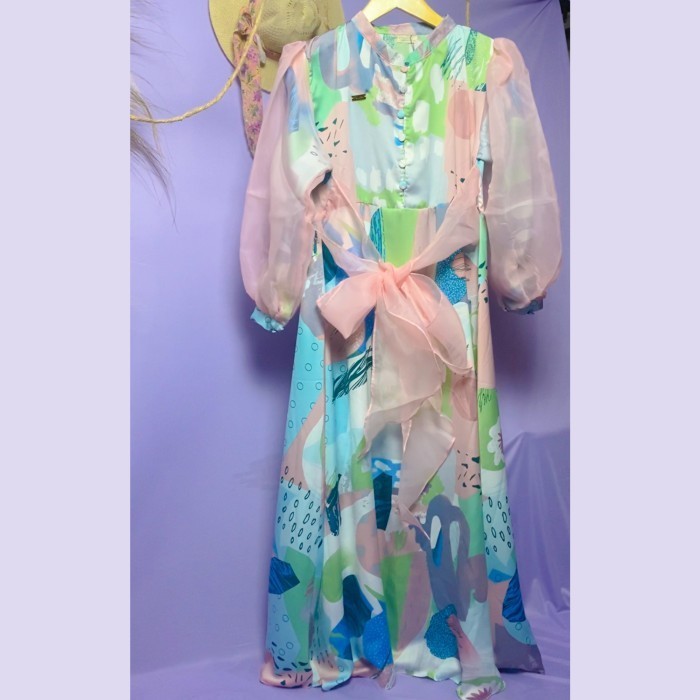 GAMIS || MAXI DRESS || DRESS BUTIK MIX ORGANZA