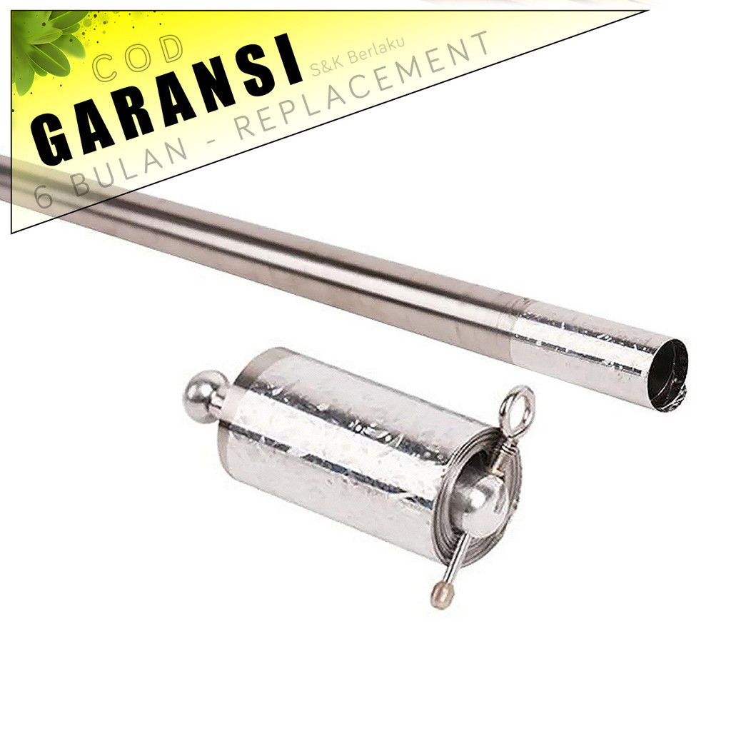 [COD] Tongkat Sulap Ajaib Appearing Metal Cane Magic Trick Stick Property Silver 110-120cm Besi Alat