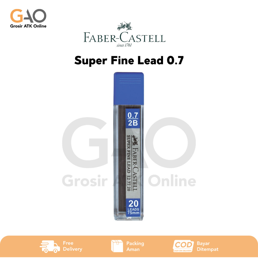 

Refill Mechanical Pencil Lead 0.7MM (2B) Faber-Castell