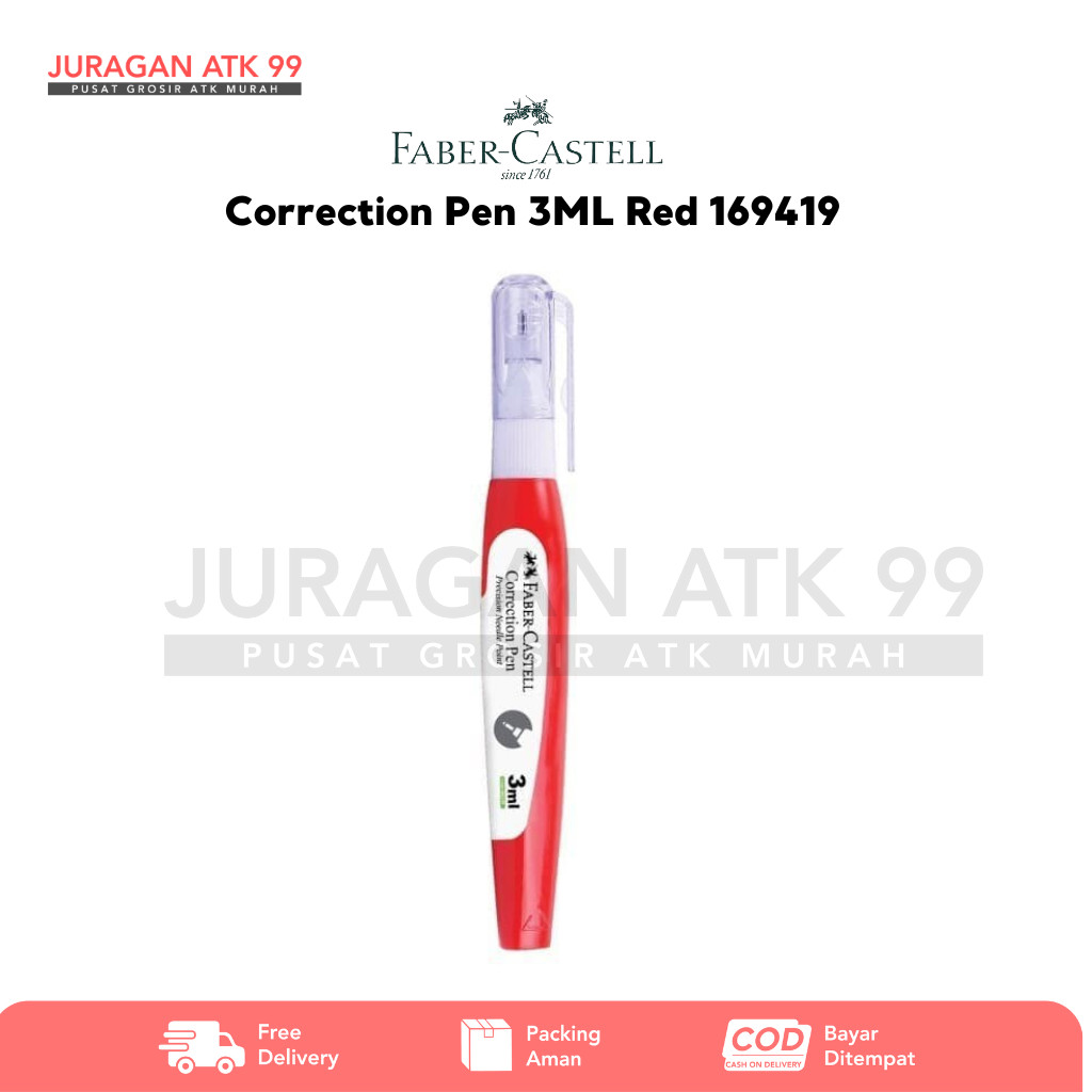 

Correction Pen Tipe-X Faber-Castell 3ML Red 169419