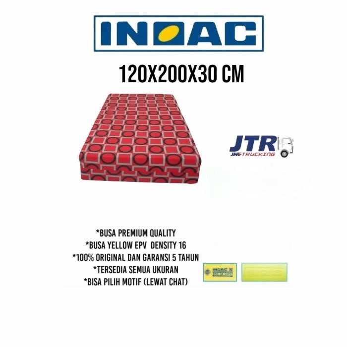 kasur busa inoac original 120x200x30 cm garansi 5 tahun