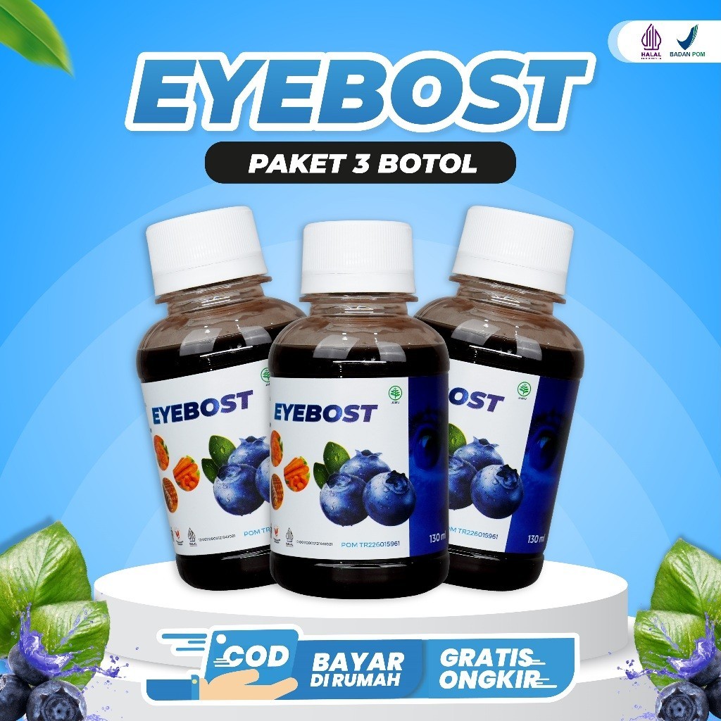 

Eyebost – Madu Herbal Vitamin Mata Paket 3 Botol 130ml