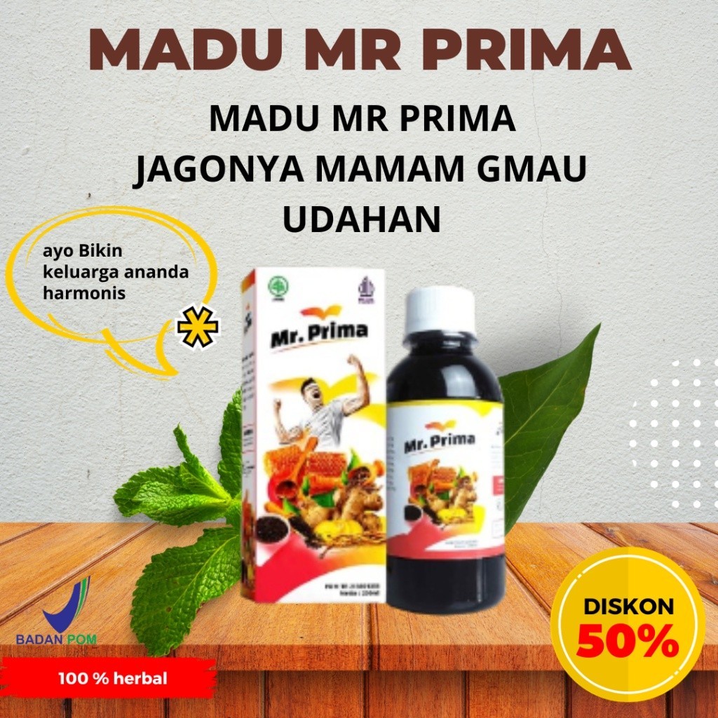 

PROMO Mr Prima Bikin Papa Tambah Lama - Madu Stamina