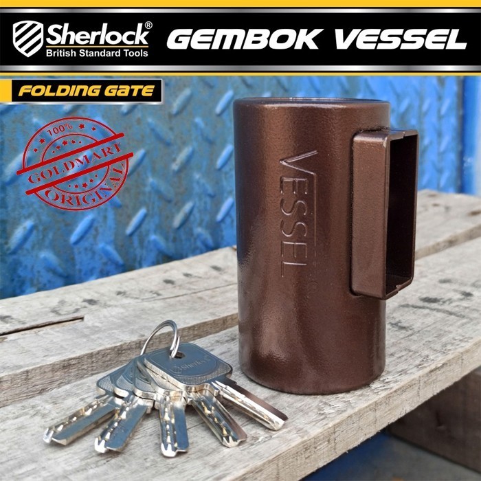 Gembok Tabung Sherlock Vessel Padlock Anti maling