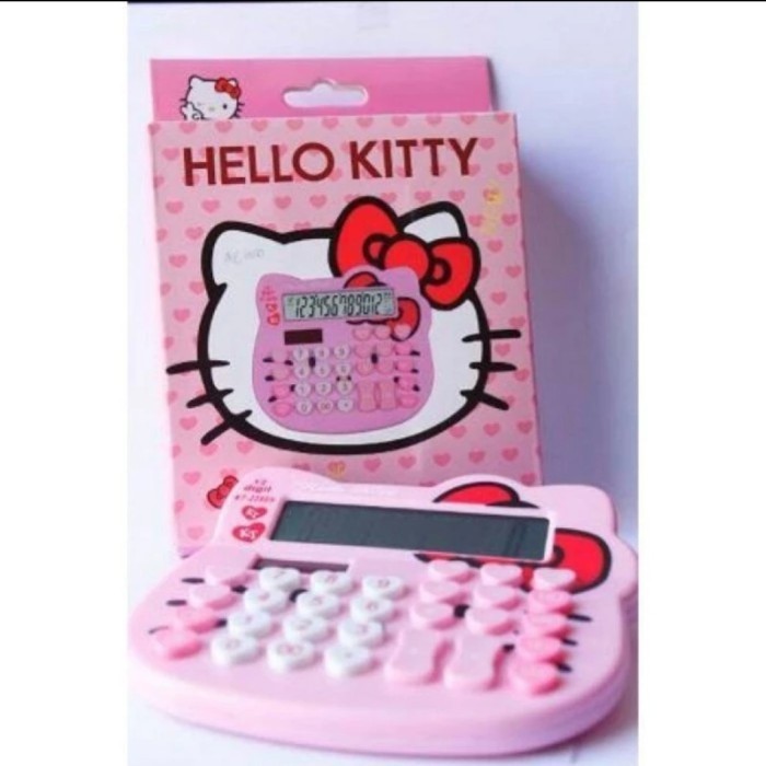 

Calculator HELLO KITTY KT 2288 Check & Correct 12 Digit - Kalkulator Meja KT-2288