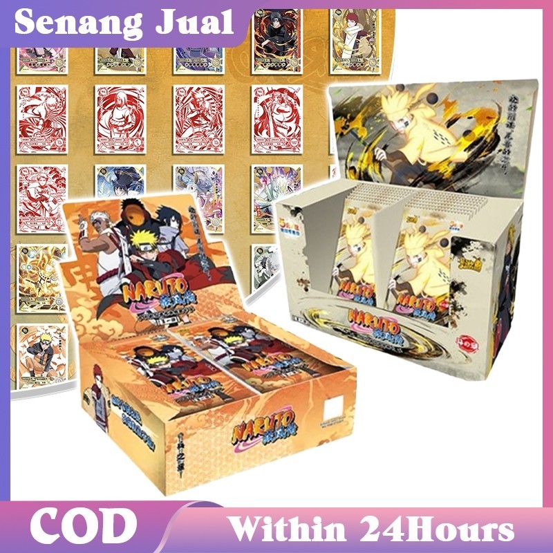 PROMO/ MAINAN KARTU/KARTU ANIME 100/150Pcs Kartu Anime Naruto 1 Box Photocard Anime Naruto Trading C