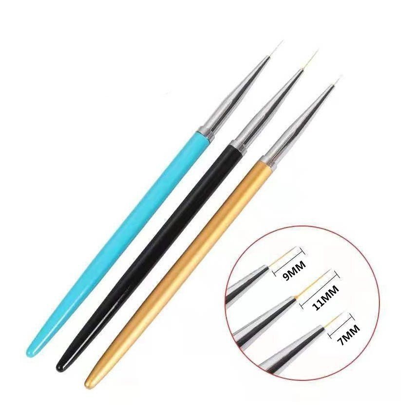 6Pcs/Set Brush Liner Drawing Nail Art Kuas Kuku Nail Art Untuk Menggambar Nail Art Aksesories
