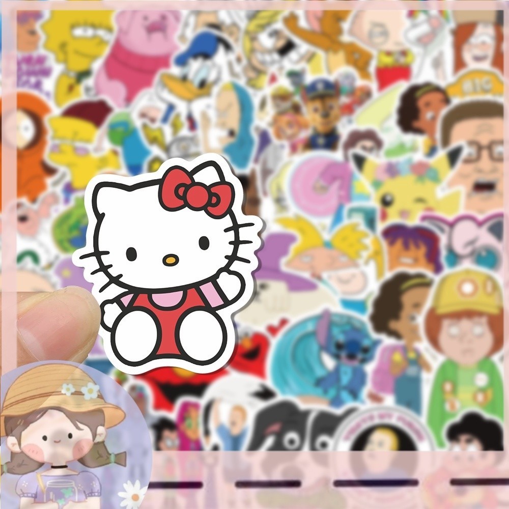 

PROMO25pcs Stiker Motif Kartun Anti Air Untuk Dekorasi Laptop HELLO.NUZA