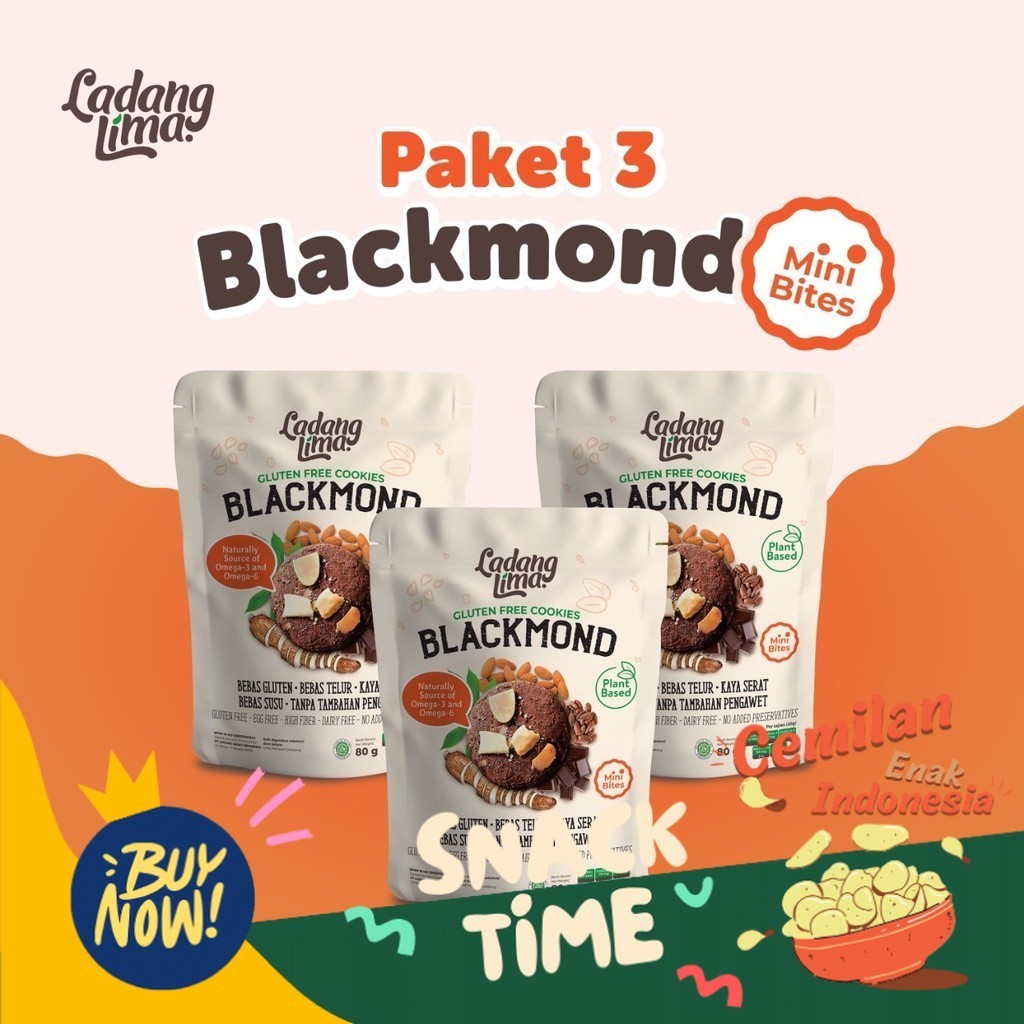 

PROMO SPESIAL 3 pcs - Blackmond Mini Bites Ladang Lima