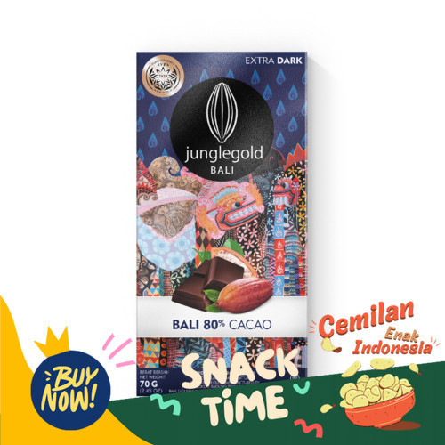 

Special Diskon JUNGLEGOLD DARK Bali 80% Cacao 70g