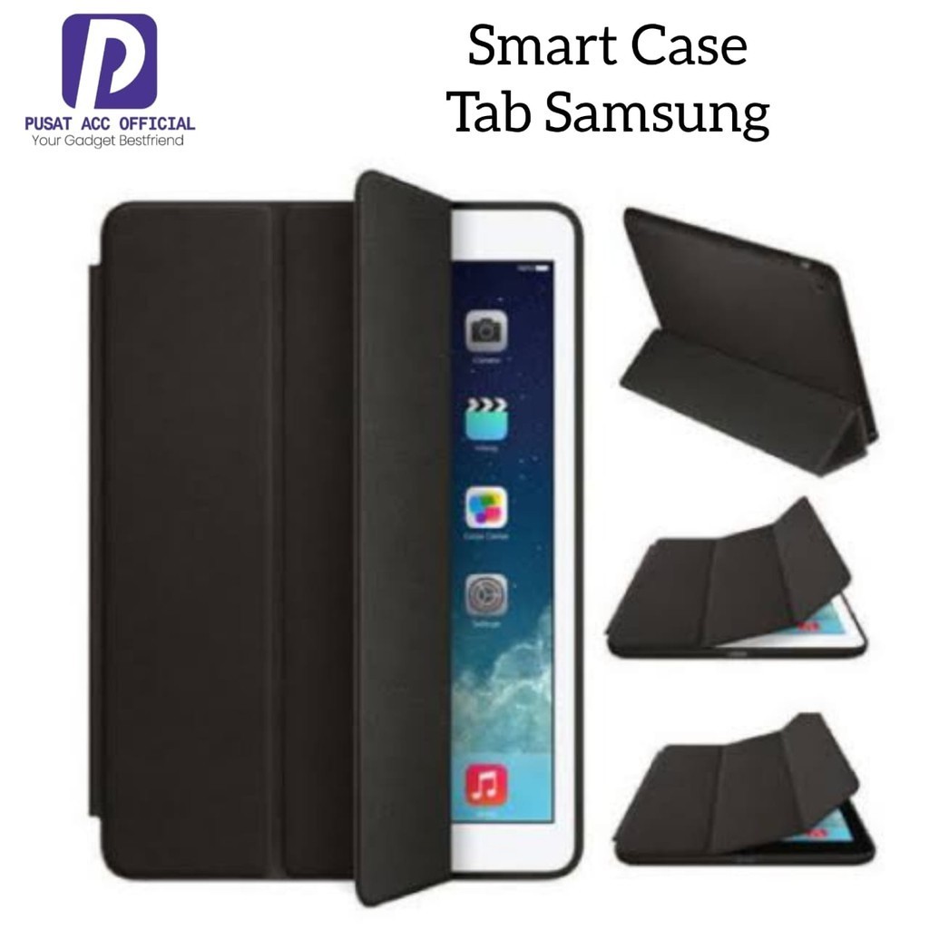 Flip Smart Case Book Cover Casing Leather Slim Samsung TAB S7 2020 / S6 T865 / S3 9.7" T825 / A8 8" S PEN T385 / A 10" T585 2016 / A7 10.4" 2020 Grosir Murah Aksesoris Hp Handphone