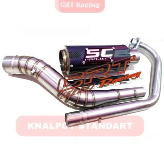 Knalpot Racing Sc Project Semua Jenis Motor CRT Original